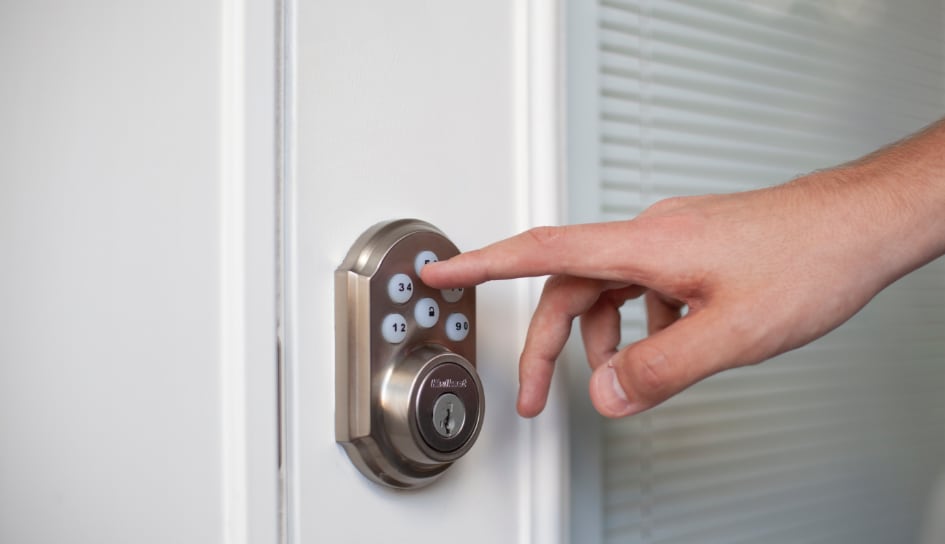 ADT smartlock on a Indianapolis home